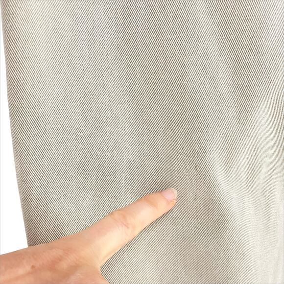 SPANX Stretch Twill Pull-On Cropped Wide-Leg Pant in Light Sage Green Size M - Picture 8 of 8